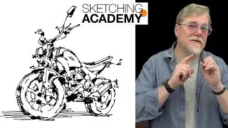Course on Sketching Academy: Motorcycles