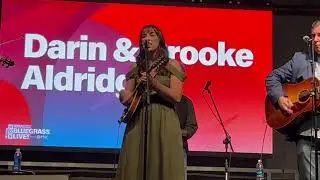 (Someday Soon ) Darin & Brooke Aldridge IBMA StreetFest 2022
