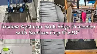 Review AyNirser Sink Edge Protector with Suction Cup 4