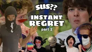 WATCHING Dream SMP member having instant regret part 2  (sus version) Reaction Video