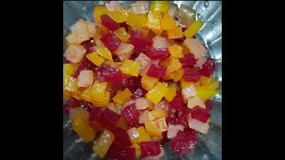 Homemade Tutti frutti with  No Artificial Colors| with Organic coloring ingredients
