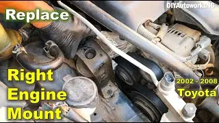 Right Engine Mount Replacement 2002 - 2008 Toyota Corolla / Stop CLUNKING going into Gear!