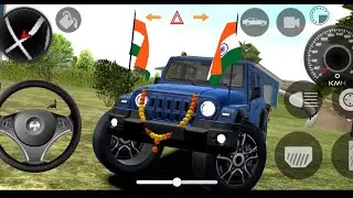 🇮🇳 Thar Jeep Indian Flag Off Road Driving | Indian Car Simulator Gameplay | AP Gaming 