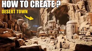 Science Fiction Desert City  - Environment Making of for Unreal Engine 5