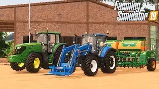FOMOS CONHECER UMA FAZENDA EM SANTA CATARINA || MAPA AGRONÓPOLIS || FARMING SIMULATOR 19 || G29