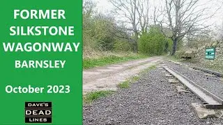 Exploring former Silkstone Waggonway route near Barnsley October 2023