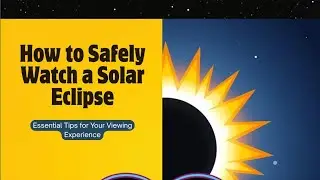 Solar Eclipse Safety Tips 🌞🌑 | How to Watch Without Harming Your Eyes!
