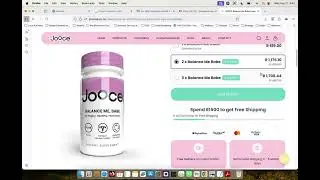 JOOCE Supplements brand migration from WordPress to Shopify - Product Page Optimisation