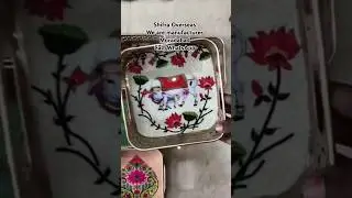 Handicrafts Square Pichwai Gifts Hamper Basket Tray #giftshop #ytshorts #trending #giftme #song #cow