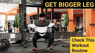 Bigger Legs Workout For Men || Leg Workout At Gym || Lower Body Workout