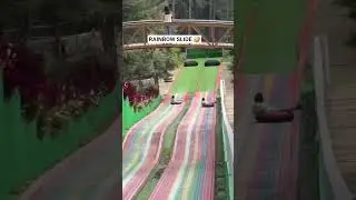 RAINBOW SLIDE /DAHILAYAN FOREST PARK RESORT 😍 #rainbowslide  #dahilayan #bukidnon #adventure