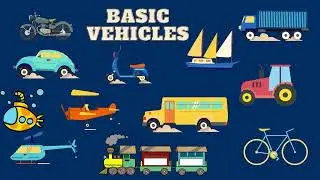 Basic vehicles for kids