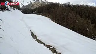 ESF d'Auron - Diffusion en direct du stade des M&eacute;l&egrave;zes