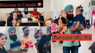 Dad Arrived Canada | Welcome To Canada 🇨🇦| Toronto Airport VLOg