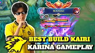 BEST KARINA BUILD FROM ONIC KAIRI - SOLO RANK TO MYTHICAL GLORY 