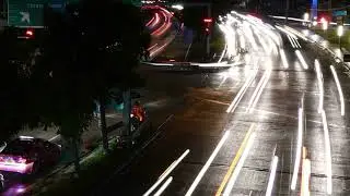 Night Traffic Timelapse | Ashba Haider