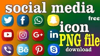How to download social media logo for free | social media icon download kaise kare |