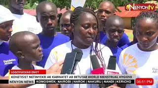 MENSTRUAL HYGIENE DAY CELEBRATED IN NAKURU WITH CALL TO END PERIOD SHAME