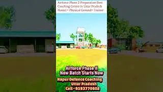 Hapur Defence coaching Centre Uttar Pradesh Join our Coaching Centre Airforce Phase 2