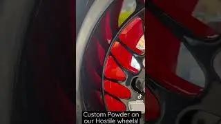 Our new Pro R build wheels! Hostile Forged with custom powder from Darpino coatings! #rzr #rzrpror