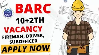 BARC Fireman, Driver Apply 2021