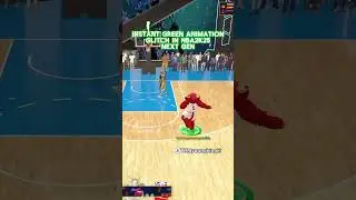 Instant green animation glitch and best jump shot in nba 2k25#trending #nba2k25 #basketball #2k