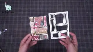 Video Tutorial | Inlovearts | Cutting Dies | Separated Rectangular Grid Backgound Board Cutting Dies