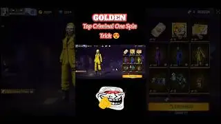 💯😱 Golden Top Criminal Bundle One Spin Trick l #spin #shorts #criminalbundle #goldencriminal