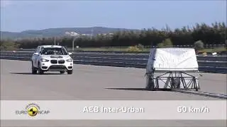 2015- 2016 BMW X1  - Autonomous Emergency Braking -AEB Test