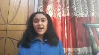 Anonta Ano recitation. Recitation of poem 