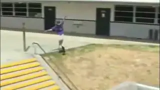 huge skateboard bail at carlsbad gap