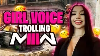 People trip out at my girl voice 😂💀 (MW3 Girl Voice Trolling S&D)