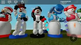 Roblox Spinning snowflake snowman part 3