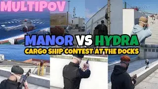 HYDRA Counter MANOR For Cargo Ship Gun Crate At The DOCKS (MultiPOV) | NOPIXEL 4.0 GTA RP