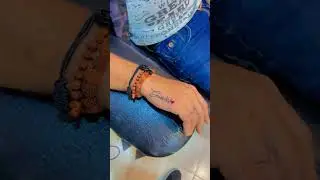Name Tattoo #name #tattoo #heartbeat #red #colour #tattoos #foryou #trending #viral #shorts #reels