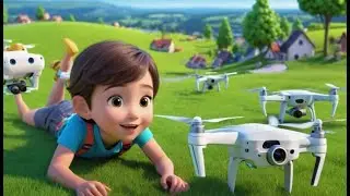 Toy Drones Go Buzz Buzz Buzz | English Nursery Rhyme | Kids Songs | Baby Music