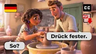 Learn German with Easy Conversations &ndash; 🎨 Pottery Class Fun for Beginners!