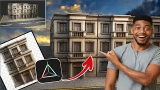 How to make Realistic 3D Building in Mobile Using Prisma3D 🔥 | No PC Needed!