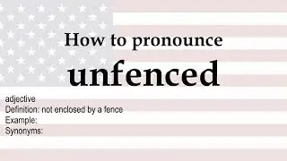 unfenced