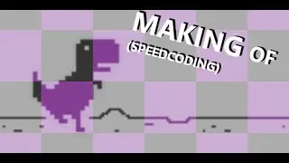 Speedcoding a chrome dino game (Making of)