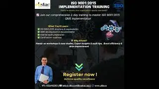 🚀 ISO 9001:2015 Implementation Training by EBSTAC