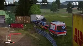 Wreckfest game funny clip: driver needed an ambulance