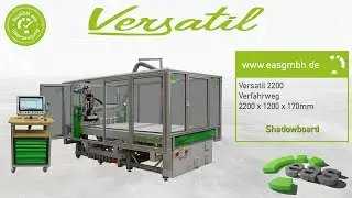 EAS Versatil - Einlage für Versandkarton fräsen (Shadowboard)