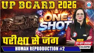 Human Reproduction RRR (Right Revision Route) One Shot | Class 12 Biology | UP Board English Medium
