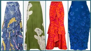 Fashionable and modern skirt designing ideas #gownglamour 