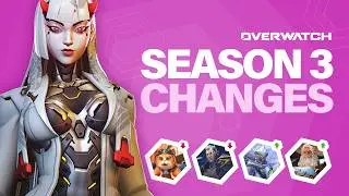 Here's EVERY Change in Overwatch Season 3! Patchnotes breakdown.