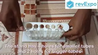 Unboxing & Review of VIJAY SURGICAL Small Test tubes set 4x1 2''  6pcs with Plastic Test Tube Stand
