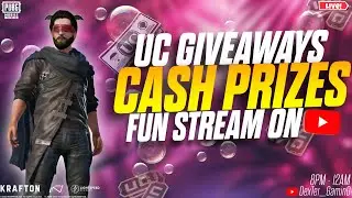 We are back With multiple UC and Cash rewads | Dexter Gaming is live #pubgmobile