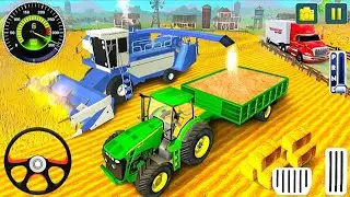 Real Tractor Farming Simulator 2024 - Harvester Tractor Driving - Android Gameplay