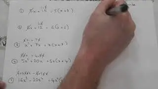 How to factorise single brackets (Golden rules, how to visualise factoring)